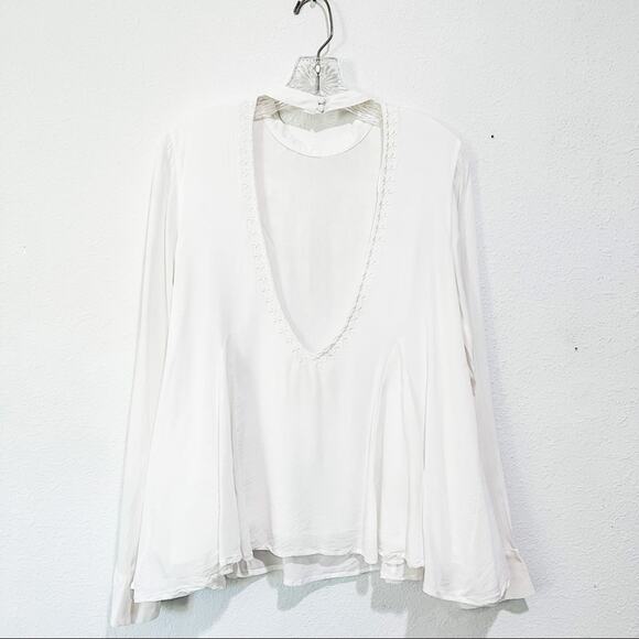 The Jetset Diaries Ivory Marrakesh Open Back Top M - Picture 3 of 9